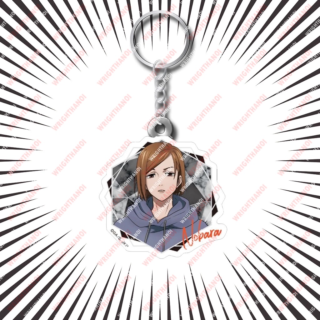 Móc khoá các nhân vật jujutsu kaisen gojo sukuna Suguru Geto Anime Manga Nhật Bản Phụ Kiện Trang Trí Túi xách Balo