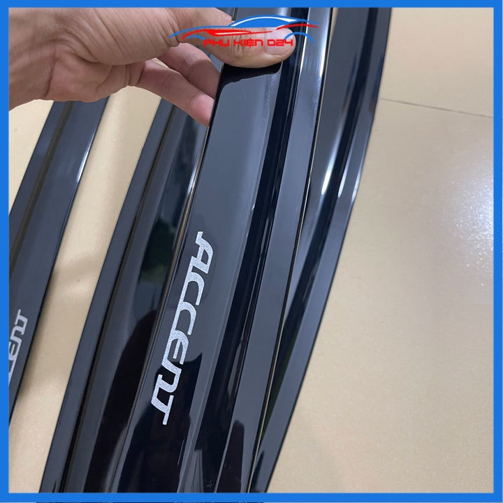 Vè mưa Accent 2018-2023 vè đen che mưa bảo vệ trang trí xe