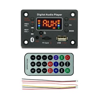 Bộ khuếch đại âm thanh kỹ thuật số bluetooth kỹ thuật số dc7-20v 2 * 40w mp3