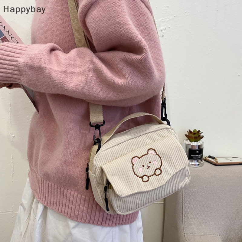 Túi Đeo Chéo Vai Hình Gấu Dễ Thương Đựng Điện Thoại Phong Cách vintage Cho Nữ