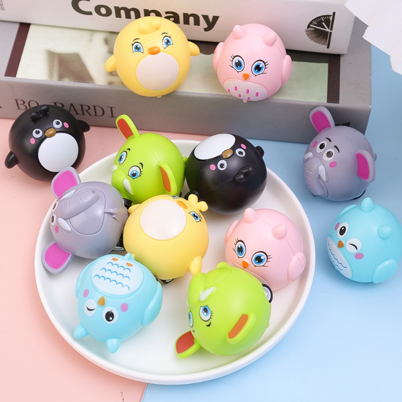 Trong Suốt Xe Kéo Đồ Chơi mini Chống Rơi inertia / Động Vật Hoạt Hình Dễ Thương Làm Quà Sinh Nhật Cho Bé Trai