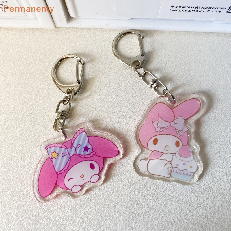 Móc Khóa acrylic Hình melody kuromi Cinnamoroll Dễ Thương