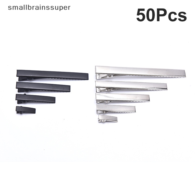Bộ 50 Kẹp Cá Sấu Bằng Kim Loại Màu Bạc sbs