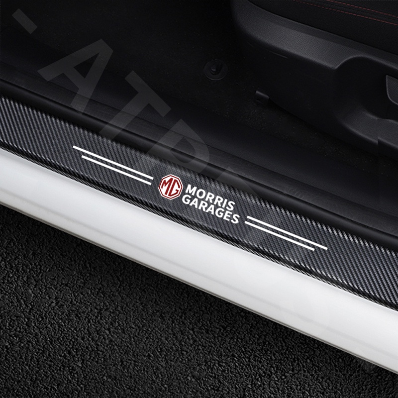 Sticker Sợi Carbon Phát Quang Dán Cửa Xe Hơi Chống Trầy Xước Cho MG HS ZS EP MG5 MG3 EV 4 5 6 EP 2023