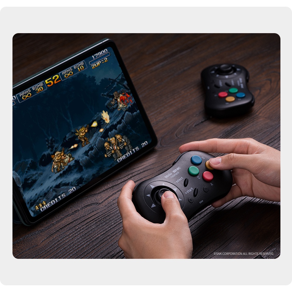 Tay Cầm Chơi Game Không Dây 8bitdo neogeo Cho windows android neogeo mini Chuyên Dụng