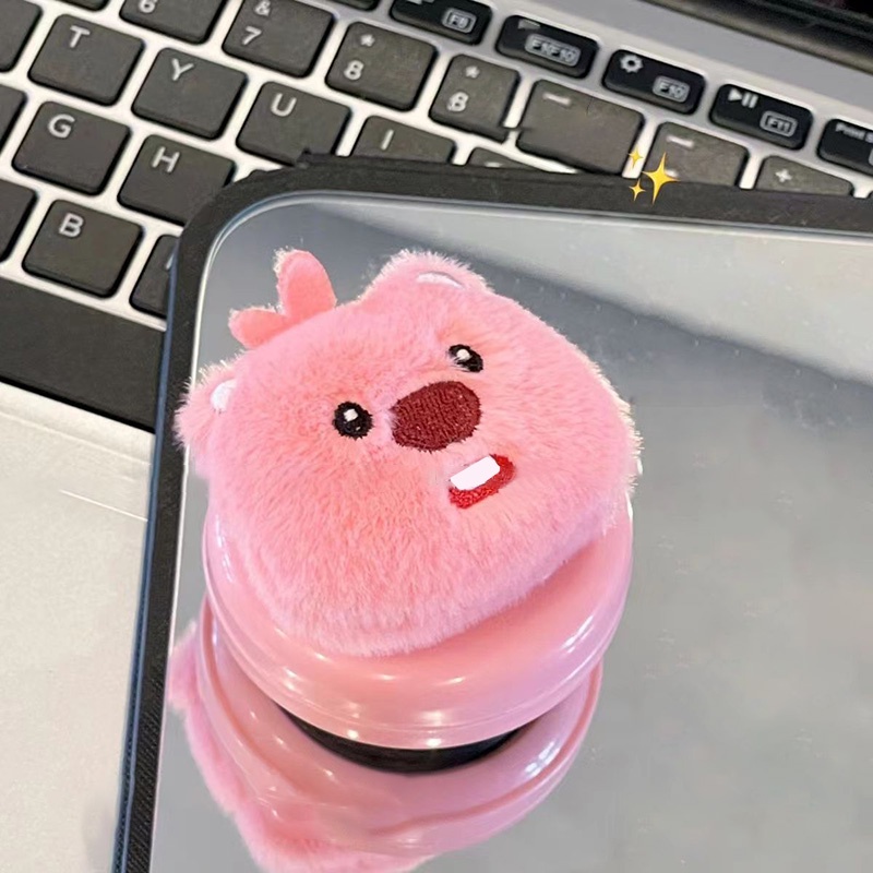 Lược Chải Tóc Gắn Gương Hình Búp Bê Hoạt Hình Dễ Thương