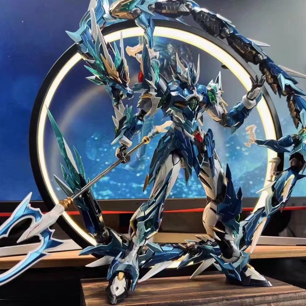 Moong nuclear ao bing lu bu Bốn Con Thú gundam bai xue ji Gãy Gương Mô Hình Mua Một Tặng Một Giao Hàng Ngẫu Nhiên Miễn Phí