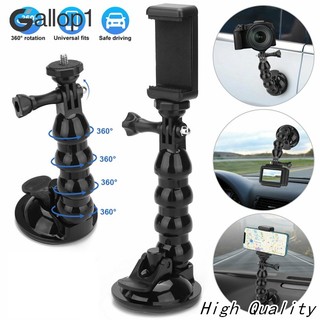 Gollop1 giá đỡ điện thoại / máy quay hành trình gopro có giác hút gắn xe hơi có thể điều chỉnh góc