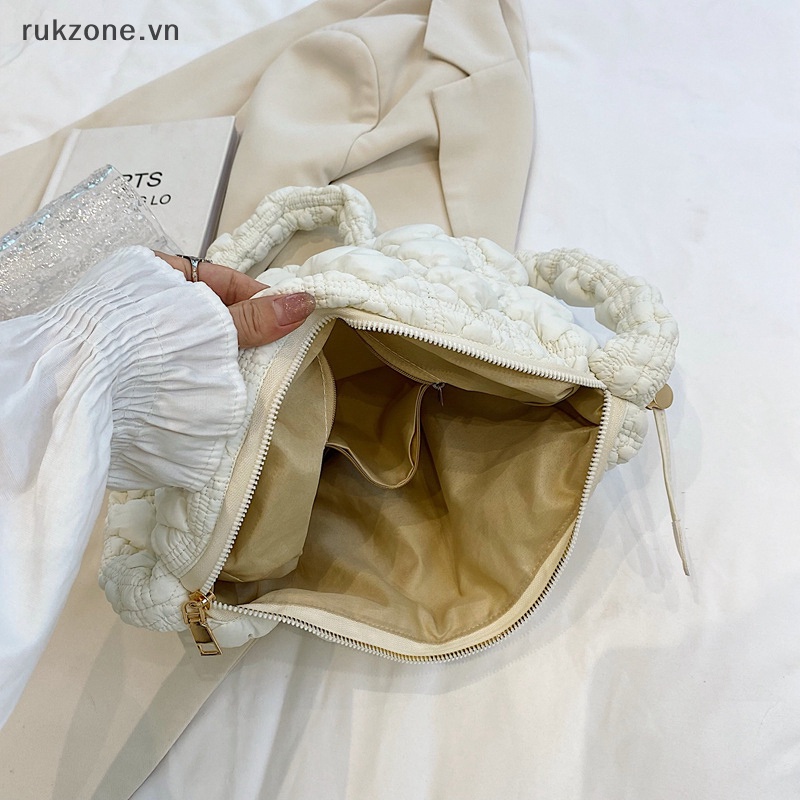 Túi Chéo Túi Xách Mềm Nhẹ Hình Đám Mây Treo Trang Trí Phong Cách Hàn Quốc Giải Trí Cho Nữ ig