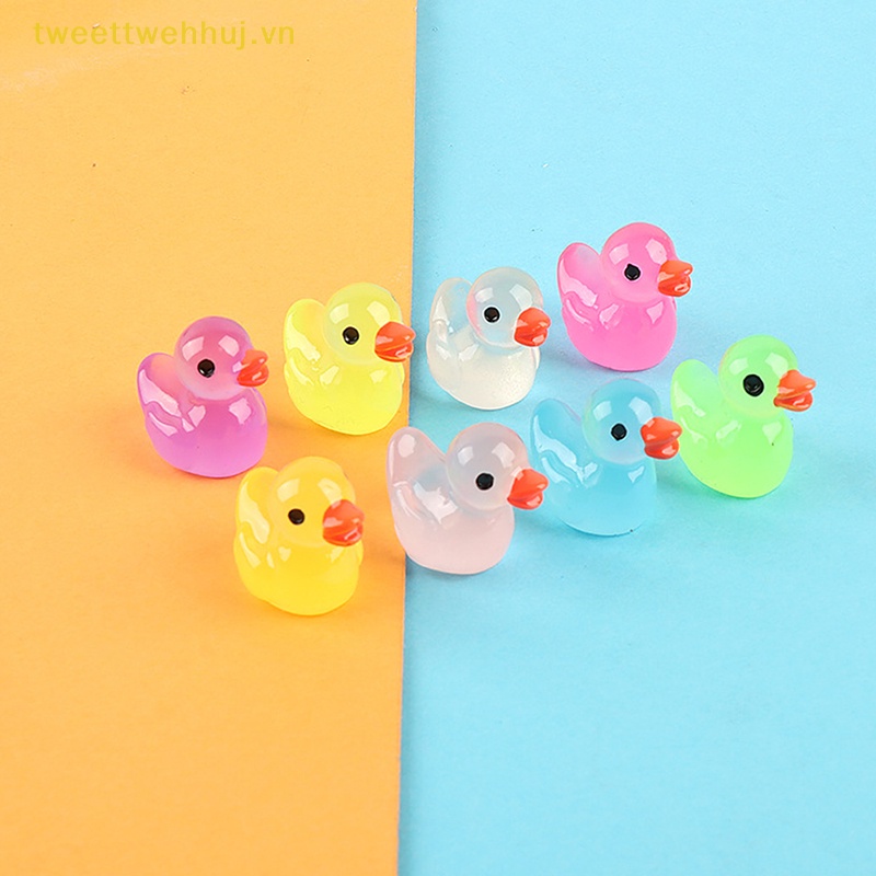 Tweehuj Set 5 Vịt Dạ Quang Trang Trí Phong Cảnh diy vn