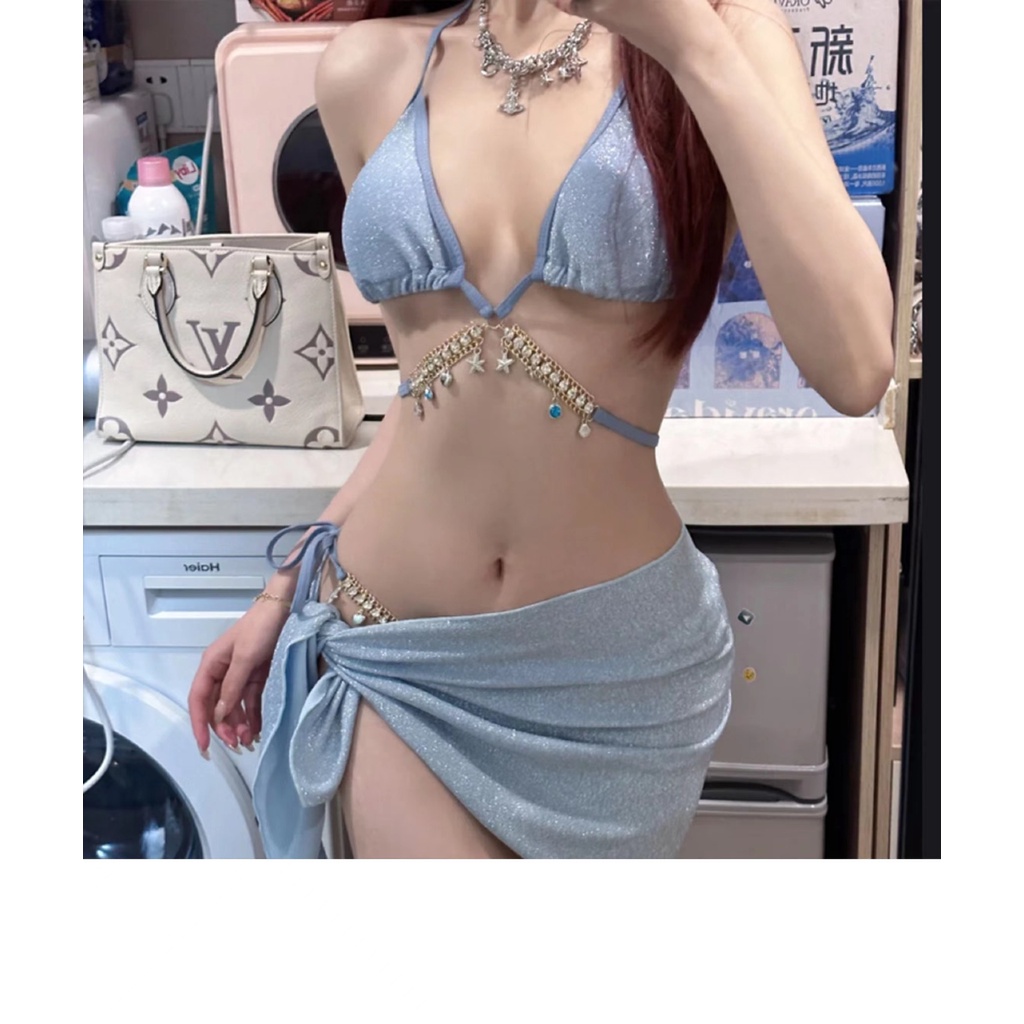 Bộ Đồ Bơi bikini Lưng Cao Quyến Rũ Cho Nữ