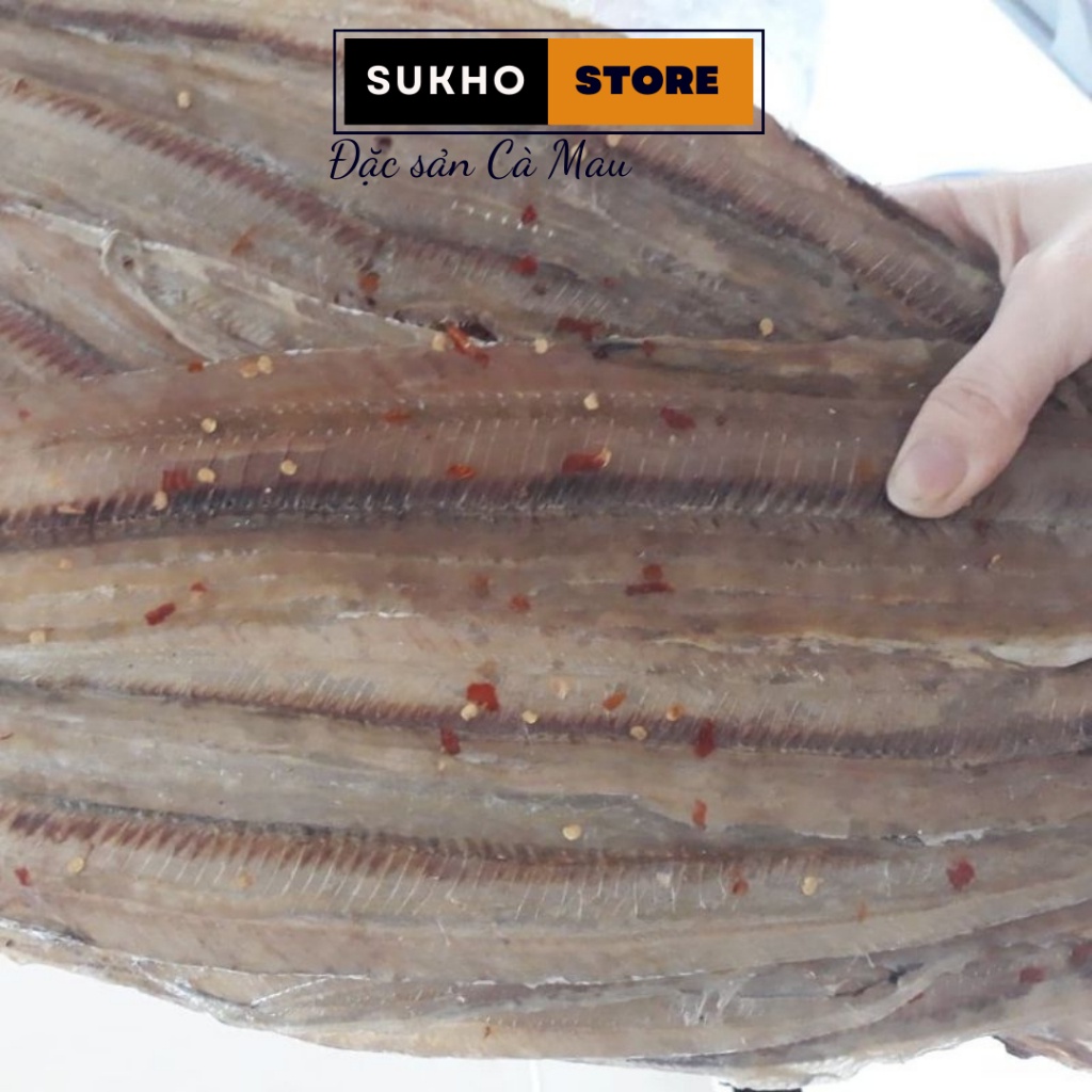 Khô cá hố, con to hút chân không phơi tự nhiên không tẩm gia vị vừa ăn 500g - Sukho Store