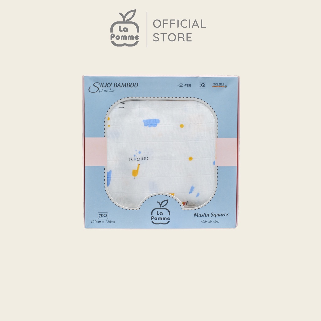 La Pomme - K003 Khăn đa năng sợi tre lụa  La Pomme LP