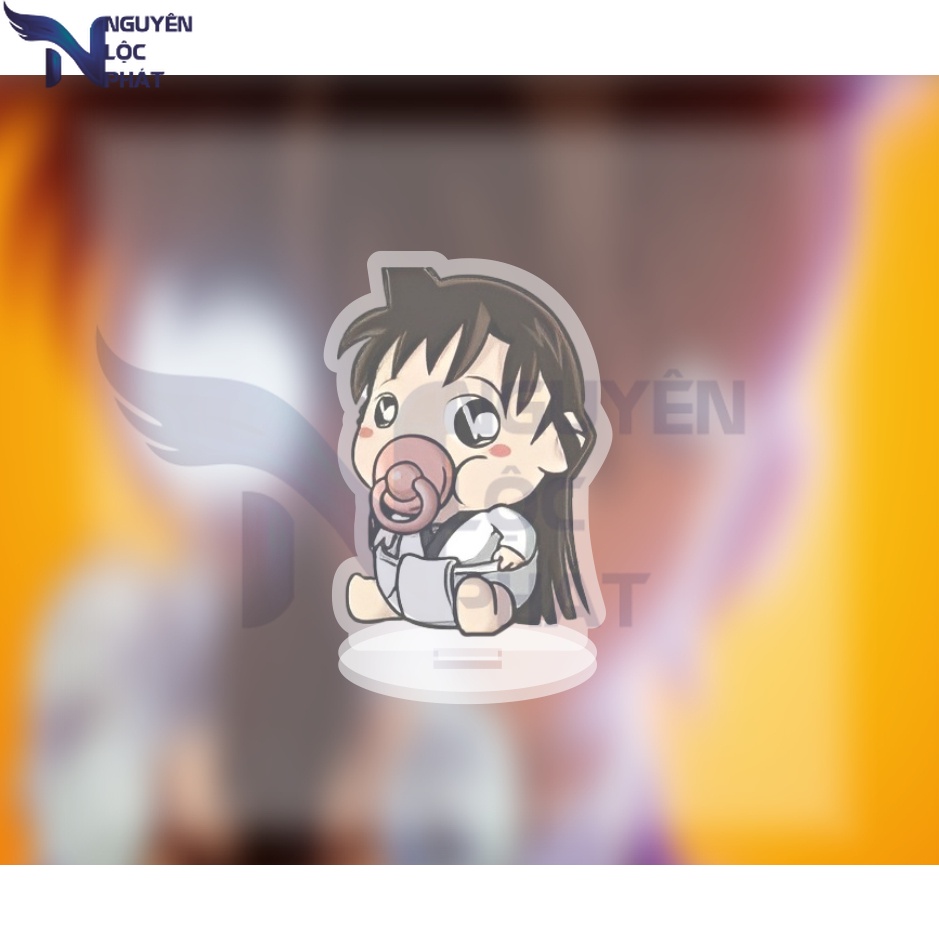 Mô Hình Standee truyện tranh Conan Nhân vật Kudo Shinichi VER CHIBI dễ thương trang trí bàn học tập nlpshop 3cm/5cm/10cm