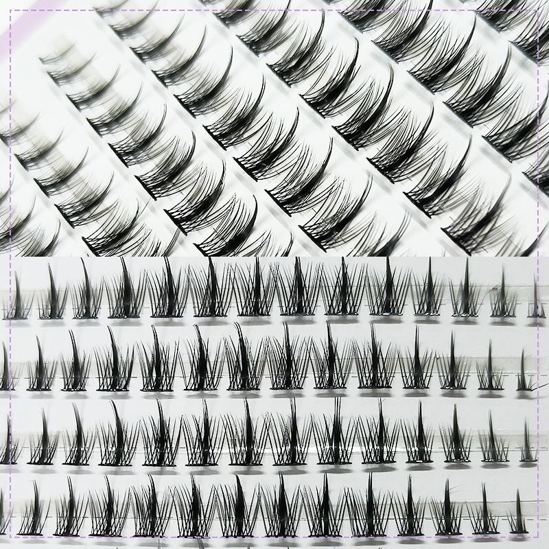 FEPO Set 10 hàng lông mi giả FEPO 3D dày tự nhiên 4mm-11mm