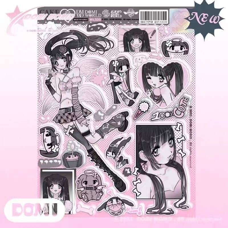 Hàng Mới Về Mới sticker Dán Trang Trí Hình Người Ngoài Hành Tinh