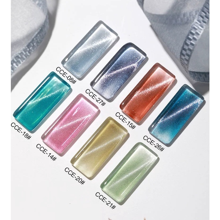 Sơn Gel Mắt Mèo Kim Cương AS CCE Chai Xanh 15ml - manh219