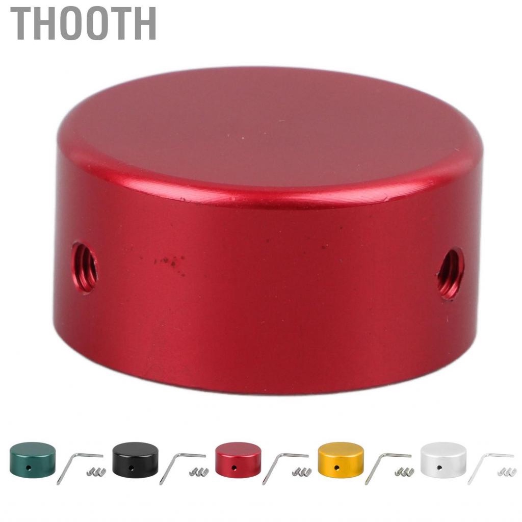 Thooth Guitar Effect Pedal Knob Hat  Aluminum Stylish Footswitch Topper Multi Functional for Replacement