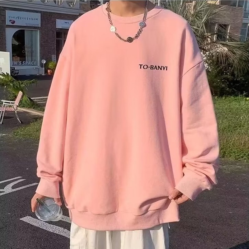 Áo nỉ cổ tròn nam sweater chonmua365 vải dày dặn in chữ To-banyi trước ngực