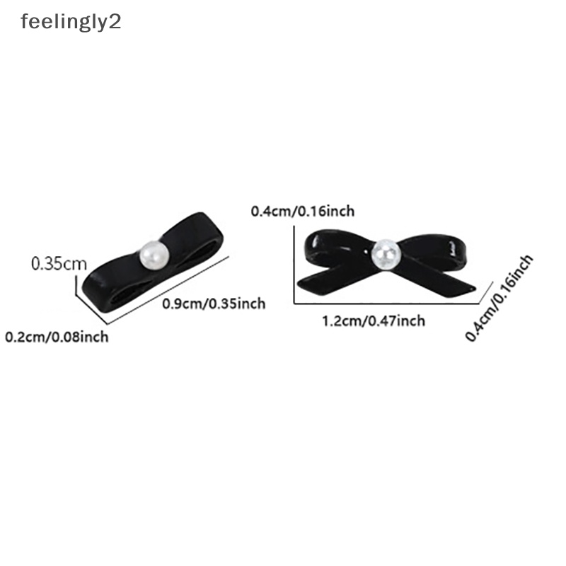 Set 10 Phụ Kiện Trang Trí Móng Tay Nghệ Thuật Hình Nơ Múa Ba Lê Bằng Hợp Kim