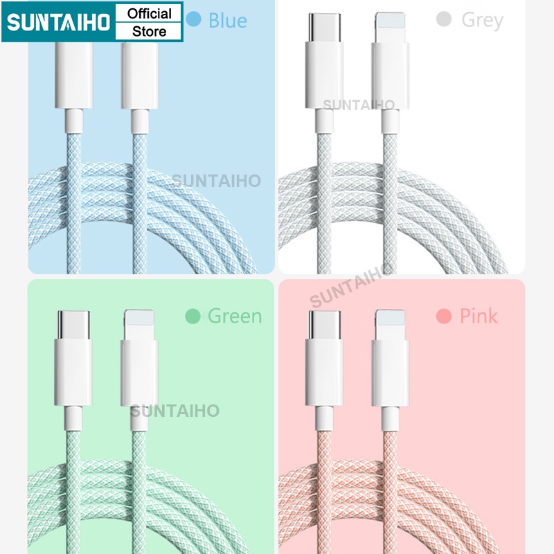 Suntaiho Dây Cáp Sạc Nhanh pd20w Cho iphone ipad