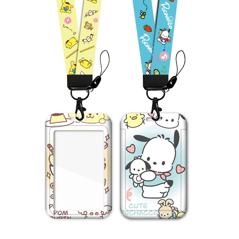 Hoạt Hình Bao Đựng Thẻ id / Thẻ id / Xe Buýt / Làm Việc Có Móc Khóa Họa Tiết sanrio Dễ Thương Ốp