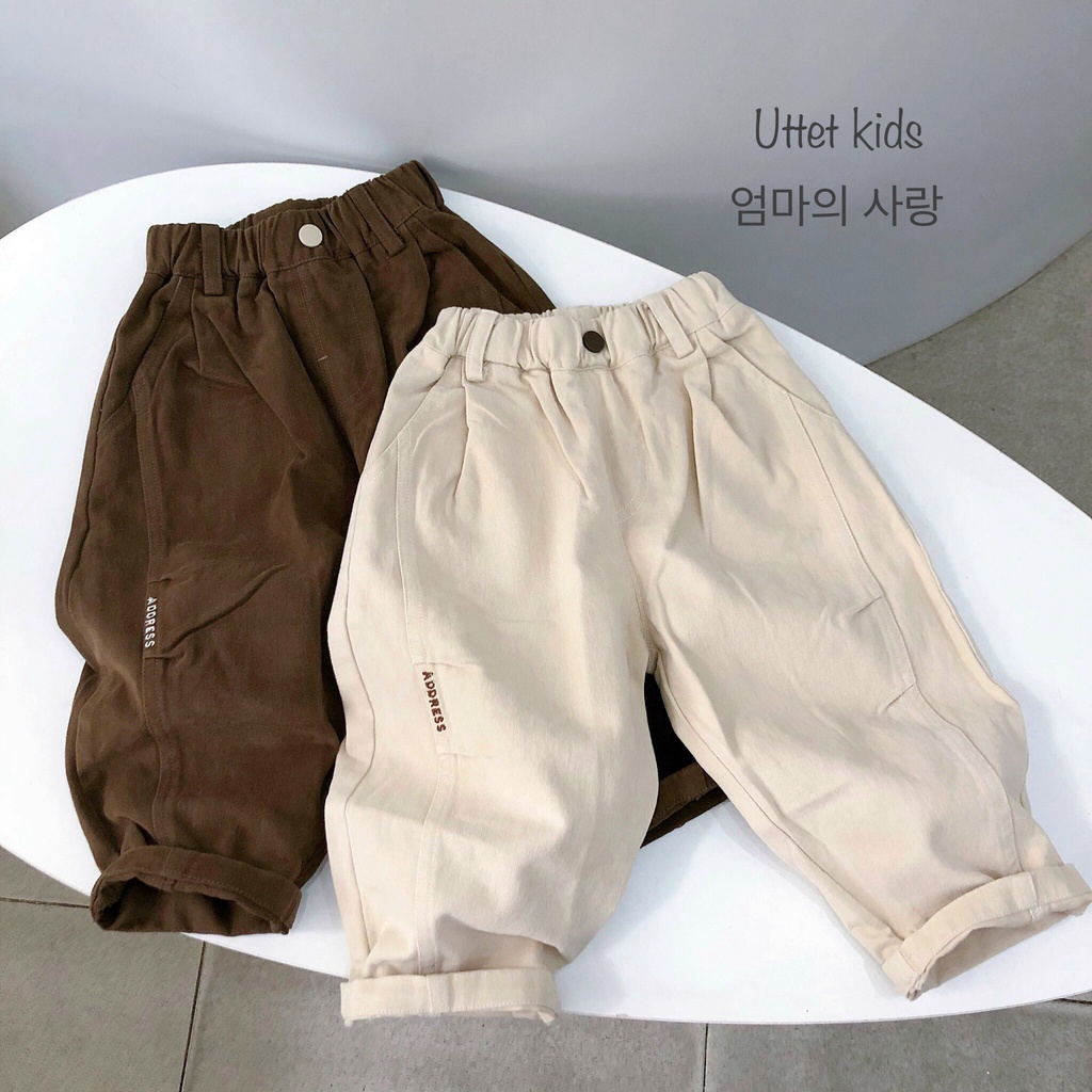 QUẦN KAKI BAGGY PHONG CÁCH HÀN QUỐC CHO BÉ GÁI VÀ BÉ TRAI  6370