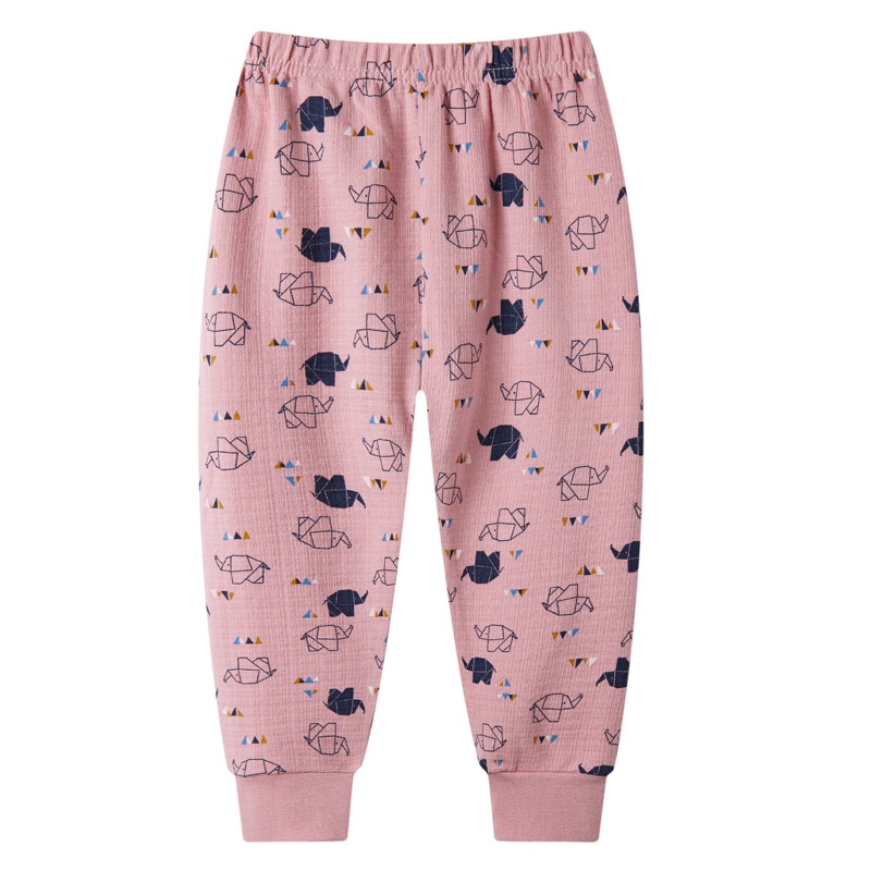 Quần Ngủ Dài 90-160cm In Họa Tiết Hoạt Hình Thời Trang Thu Đông Cho Bé