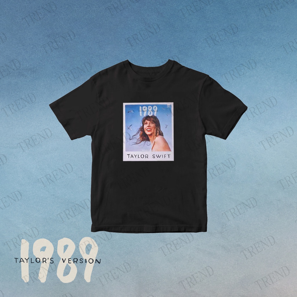 Taylor swift 1989  cotton t-shirt plus size nam và nữ 2023 vintage street loose ts print short sle