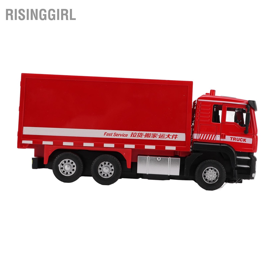 1/50 Mô Hình Xe Container Hợp Kim Kéo Lại Kỹ Thuật Vận Chuyển Đồ Chơi Cho Trẻ Em Bé Trai Gái Quà Tặng RisingGirl