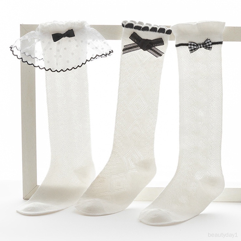 Vớ cotton Đính Nơ Mới Cho Bé Gái