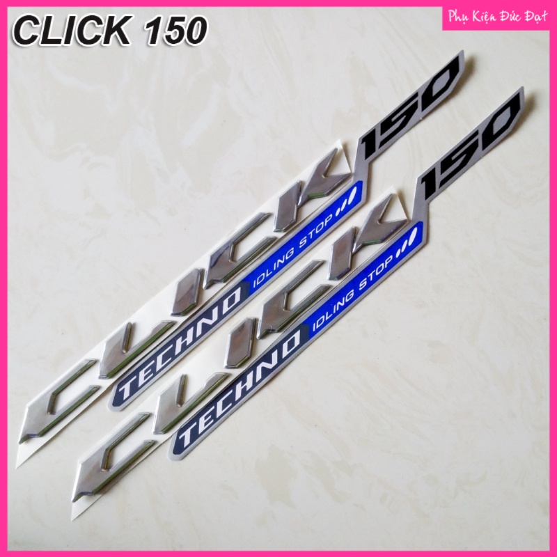 Tem CLICK Techno 125 - 150 cho xe máy Honda [HCM]