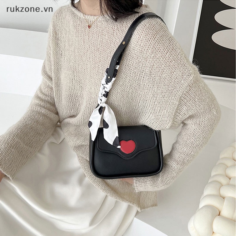 Túi xách đeo vai hình trái tim Túi Xách Nữ Đeo Chéo Thời Trang Hàn túi đeo chéo túi đeo nữ