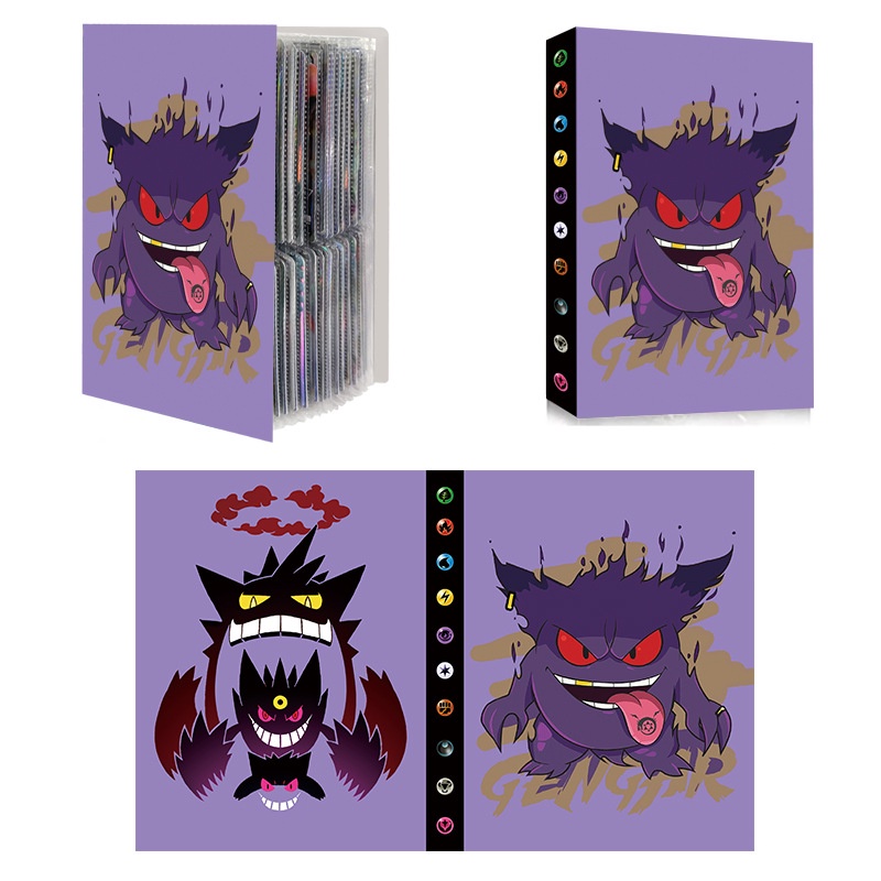 Album Sưu Tầm Thẻ Hình Hoạt Hình pokémon b321-b346 Cho Trẻ Em