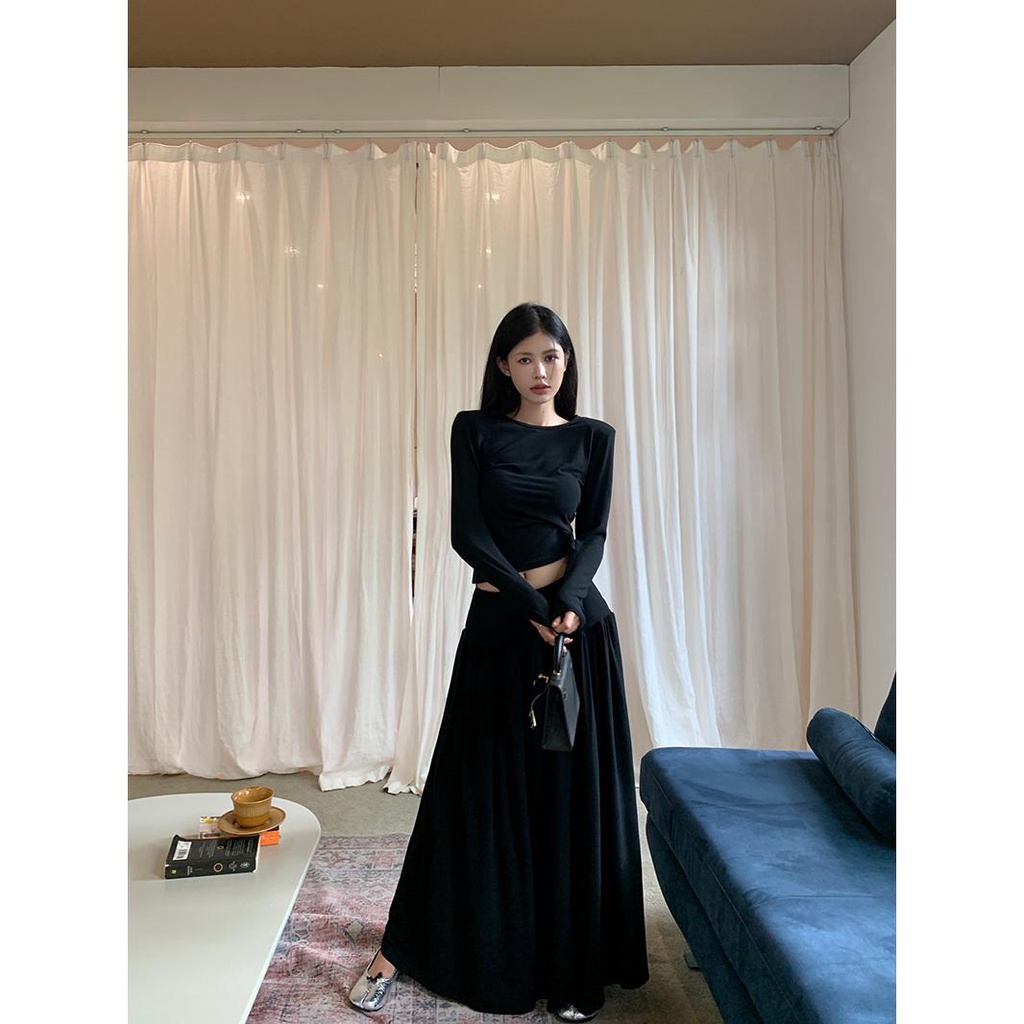 Áo Thun Tay Dài Phong Cách Âu Mỹ Thời Trang Mùa Thu 2023 Mới