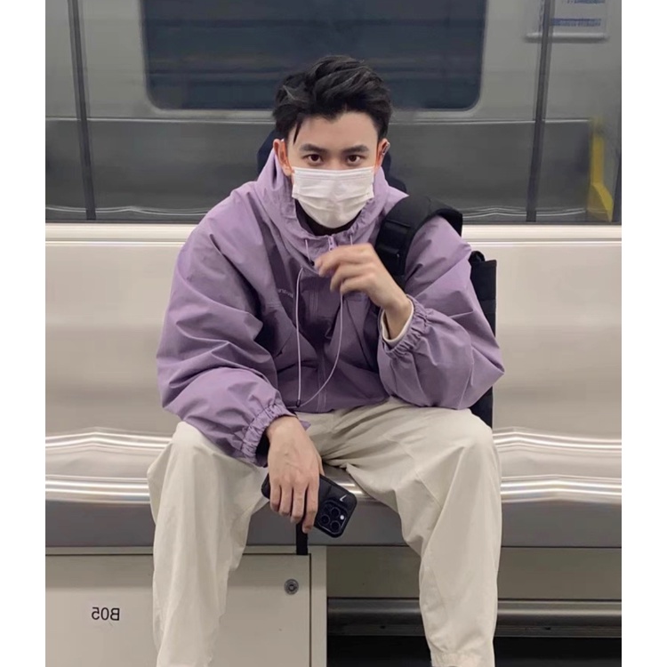 Áo Khoác Thể Thao Chống Gió / Thấm Nước Phong Cách Thời Trang Mỹ Dành Cho Cặp Đôi