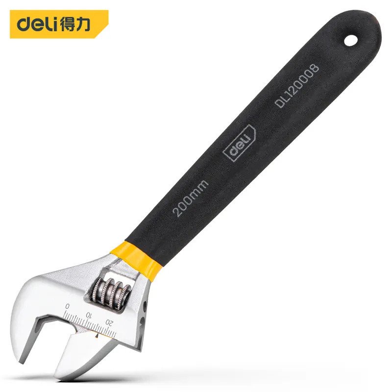 Mỏ Lết Đa Năng Deli Cao Cấp 6 Inch/8 Inch Deli - Tiện Dụng Cho Công Việc Sửa Chữa - Chất Liệu Thép Chống Ăn Mòn Chắc Chắ