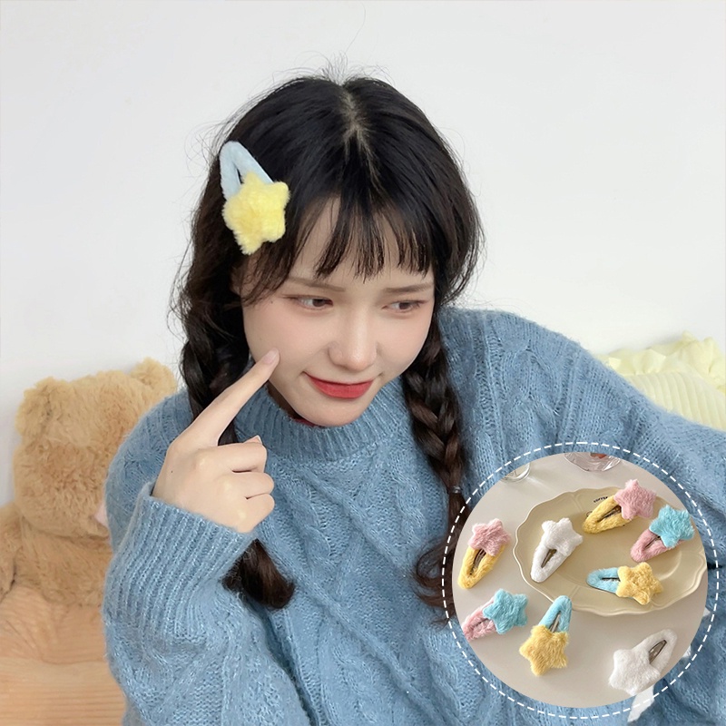 Dễ Thương Kẹp Tóc Hình Ngôi Sao Xinh Xắn Cho Nữ