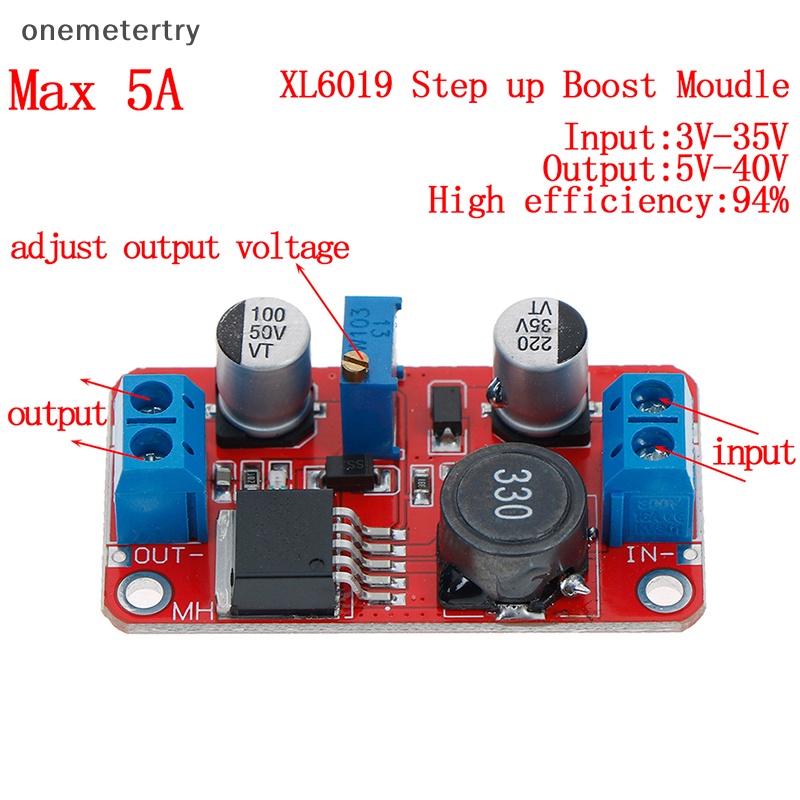 Mô Đun Tăng Áp em 5a dc-dc Từ 3.3v-35v Sang 5v 6v 9v 12v 24v Chuyên Dụng Phụ Kiện Trang Trí Xinh Xắn Dành Cho Xe Hơi