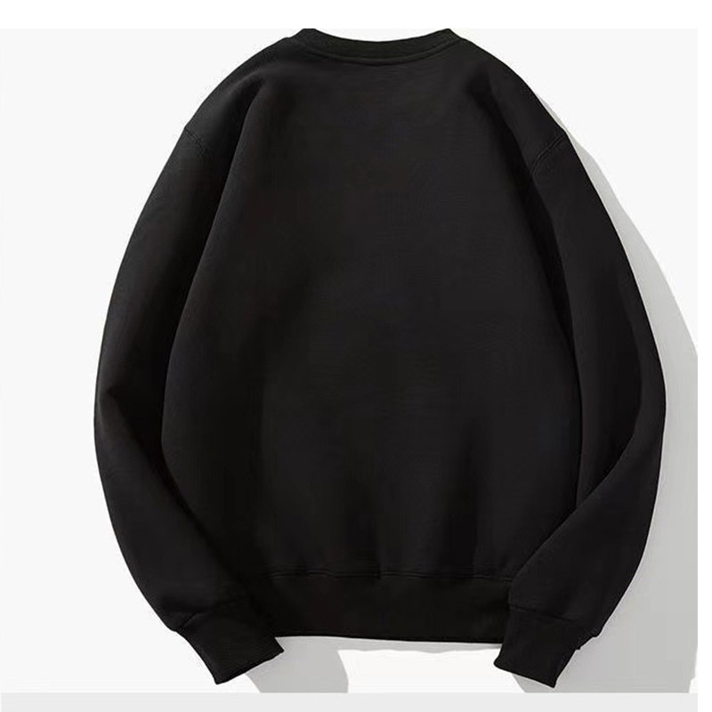 Youyou Áo sweater Lông Cừu Phối Nhung Dày Dặn Cổ Tròn Giữ Ấm Cho Nam Hoạt Động Ngoài Trời
