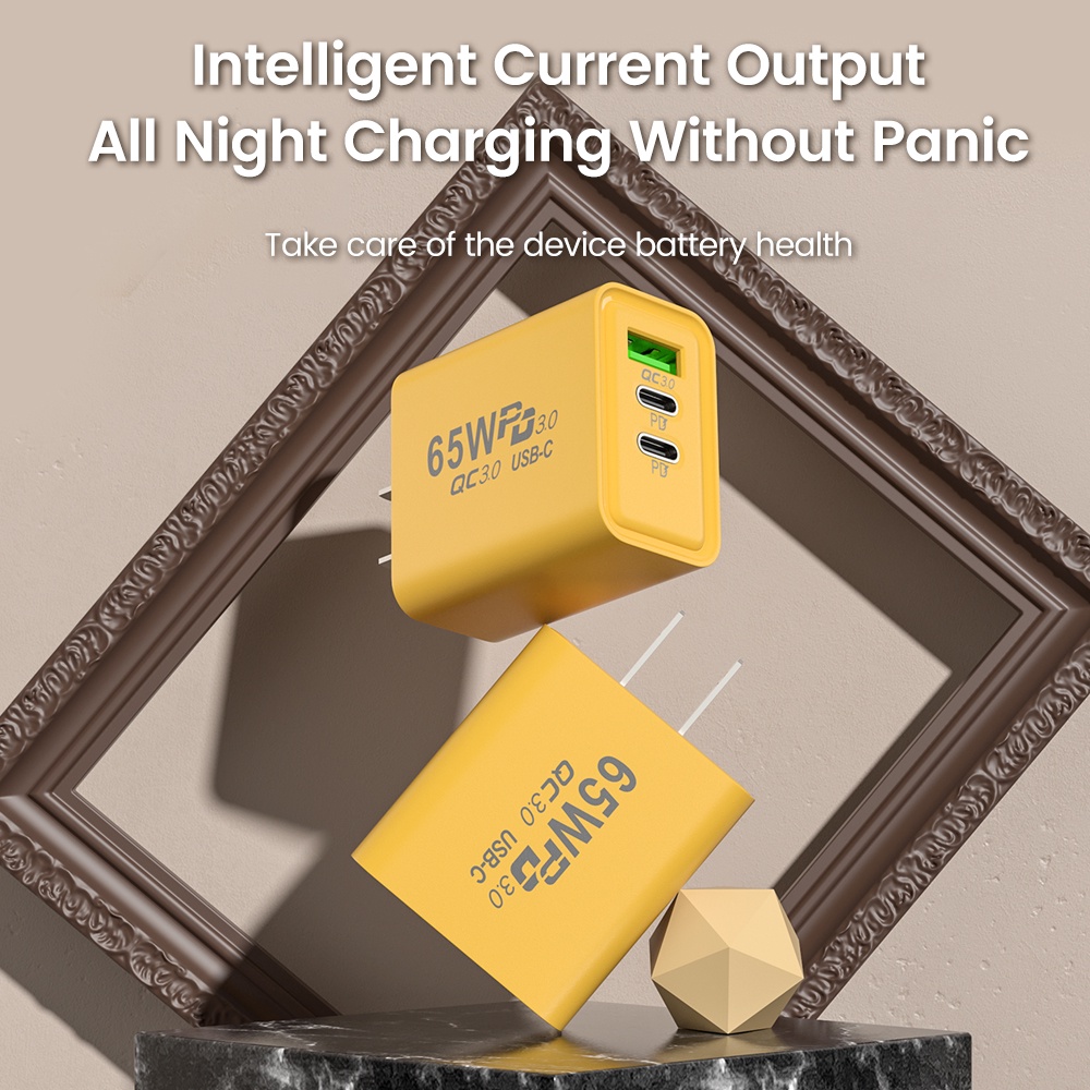 HUAWEI Củ Sạc Nhanh pd65w usb c 3.0 Phích Cắm eu us xiaomi