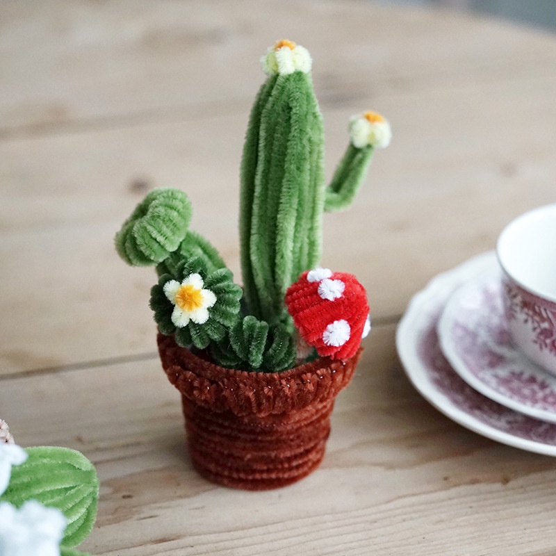 DIY Kẽm nhung làm hoa handmade