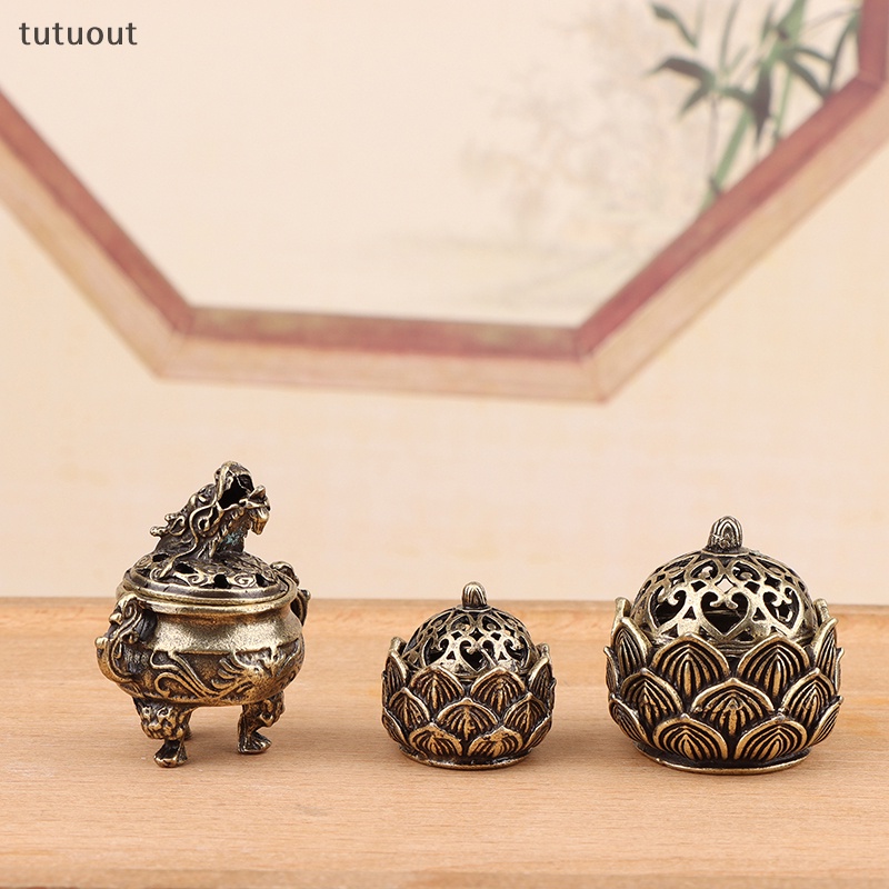 Đế Đốt Trầm Hương Hình Hoa Sen mini Trang Trí Nhà Cửa vn