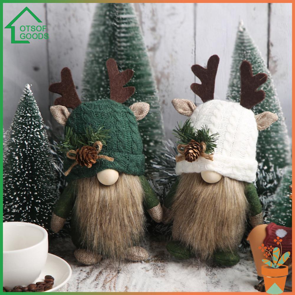 ✿ Túi Xách Nhiều Ngăn Tiện Dụng Thời Trang ✿ Sừng Hươu Đan Len Trang Trí Bàn Làm Việc Cho Dịp Giáng Sinh Năm Mới