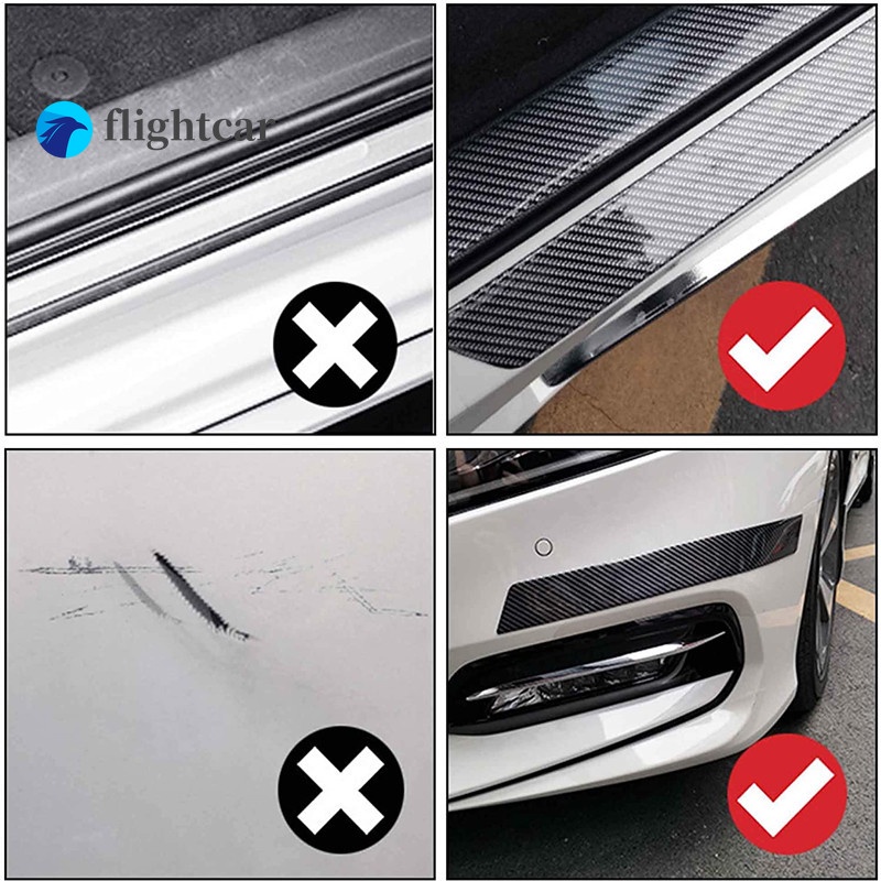Sticker Sợi carbon 3d 7x100cm Bảo Vệ Trang Trí Ngoại Thất Xe Hơi