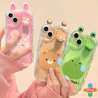 Mềm Ốp Điện Thoại Dẻo Họa Tiết Động Vật / Thỏ / Gấu Cho IPhone XR 11 12 13 14 PRO MAX 6 7 6S 8 14 Plus X XS MAX 11 12 13 Se 2020 6SPlus 7Plus 6Plus 8Plus 14Plus XSMAX