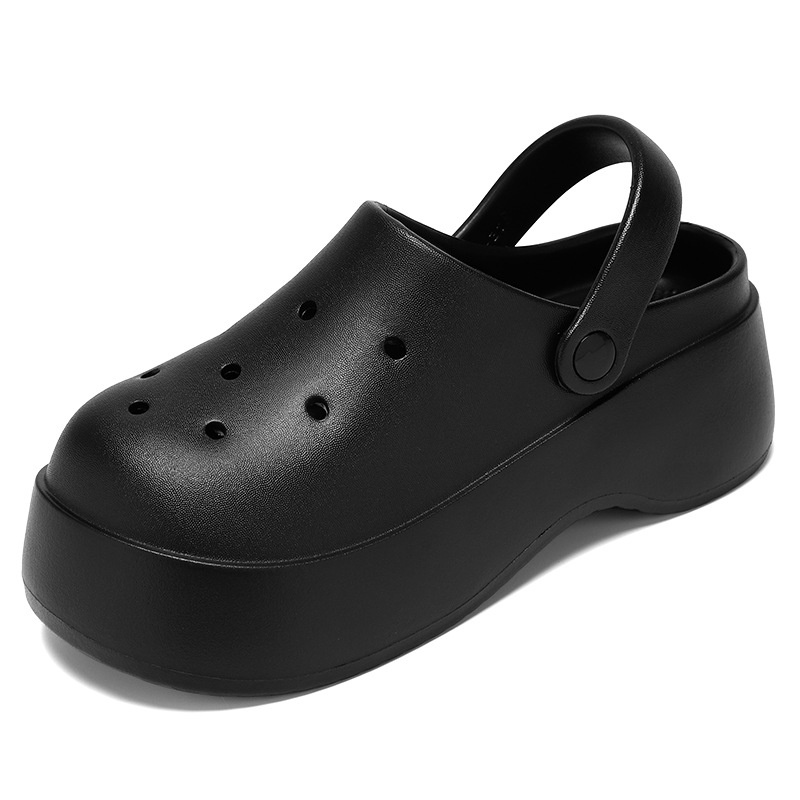 AYUER Xăng đan mary jane Đế Xốp Dày 6cm Chống Trượt