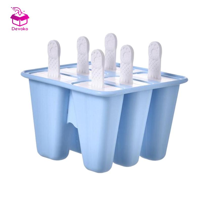 Khuôn Làm Kem Que Bằng silicone diy Có Thể Tái Sử Dụng Cho Trẻ Em
