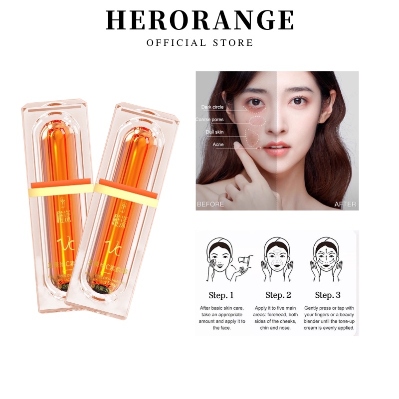 Kem vitamin c 30g Năm Cánh Che Khuyết Điểm / Kem Trang Điểm Nâng Tông Da / Kem Dưỡng Ẩm vc