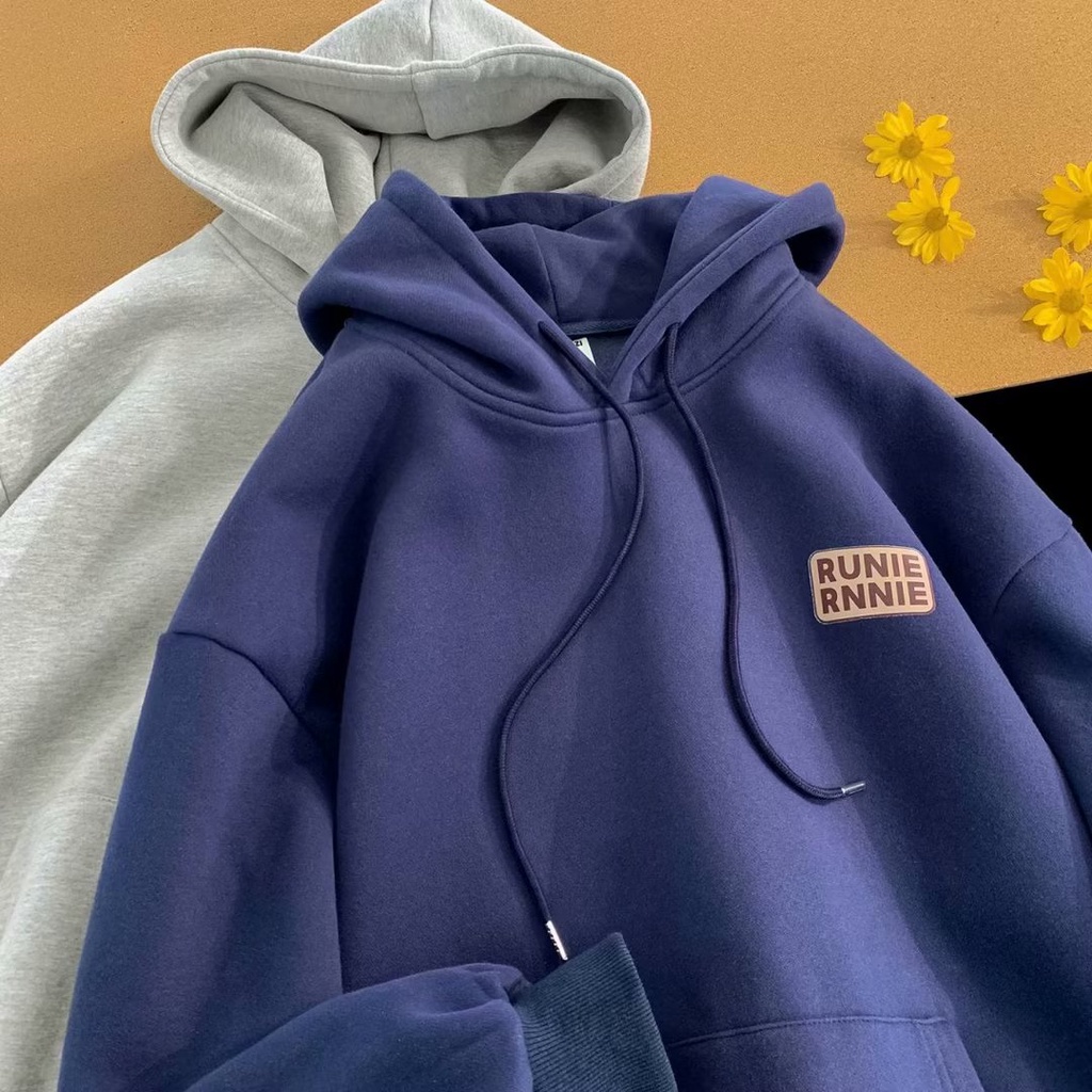 Áo Khoác Hoodie In Hoa Màu Xám Trọng Lượng Nặng Thời Trang Đường Phố Mùa Xuân Thu Phong Cách Mới Dành Cho Nam